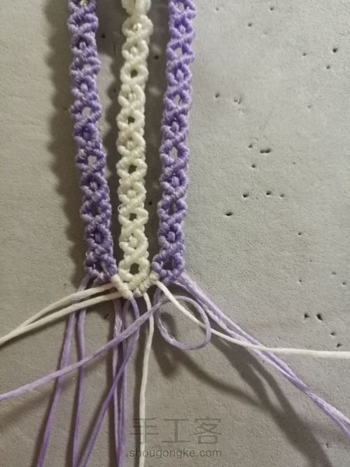 紫色手绳 第72步
