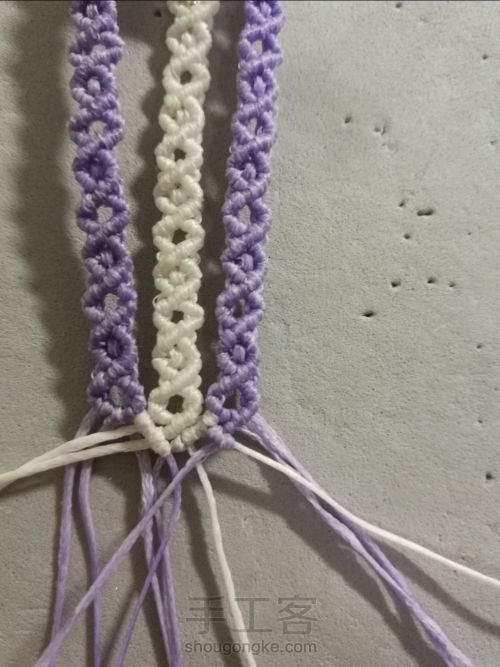 紫色手绳 第73步
