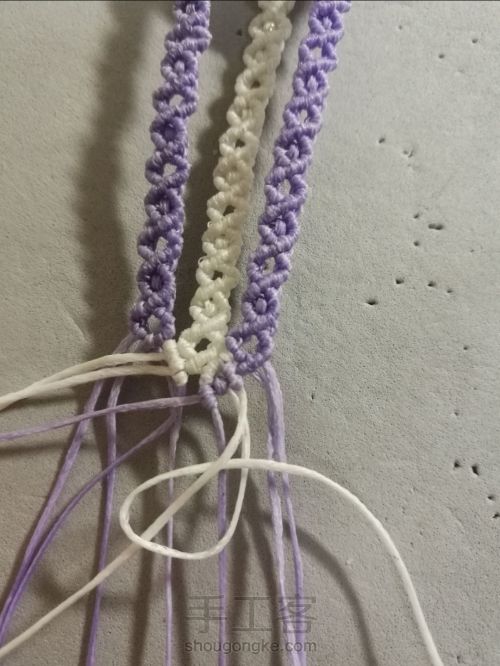 紫色手绳 第78步