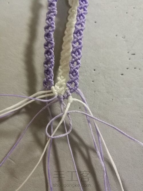 紫色手绳 第80步