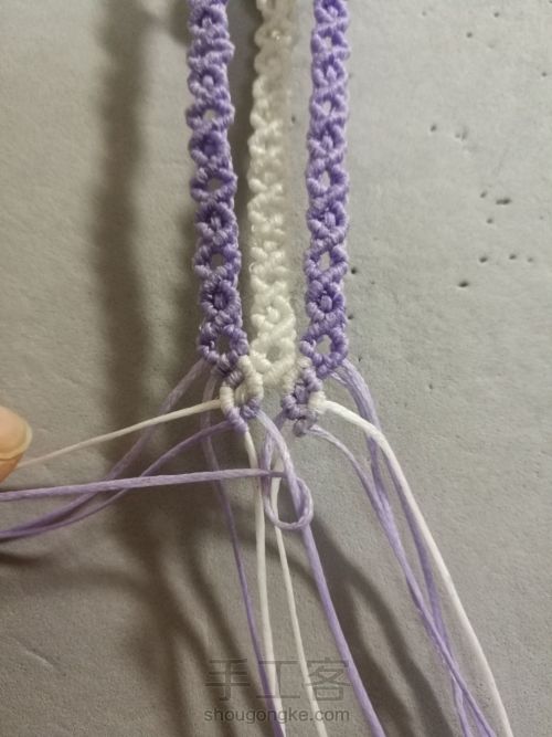 紫色手绳 第82步