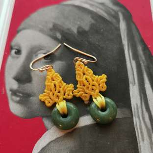 平安扣耳坠教程