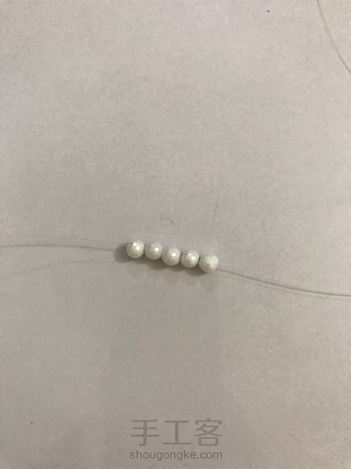串珠泰迪熊 头部通用 第3步