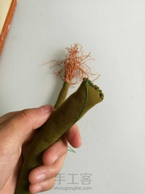 幼儿园里要求制作的一条小尾巴! 第11步