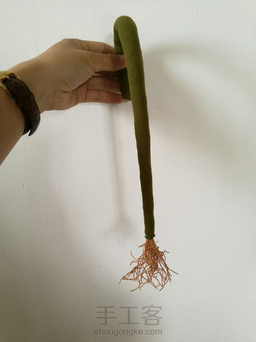 幼儿园里要求制作的一条小尾巴! 第13步