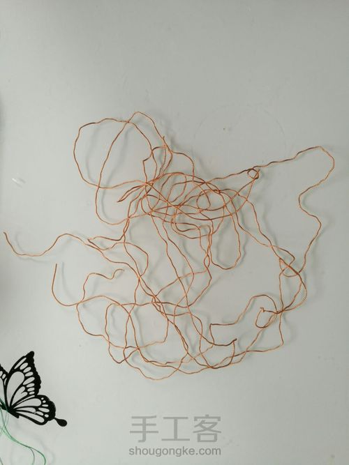 幼儿园里要求制作的一条小尾巴! 第7步