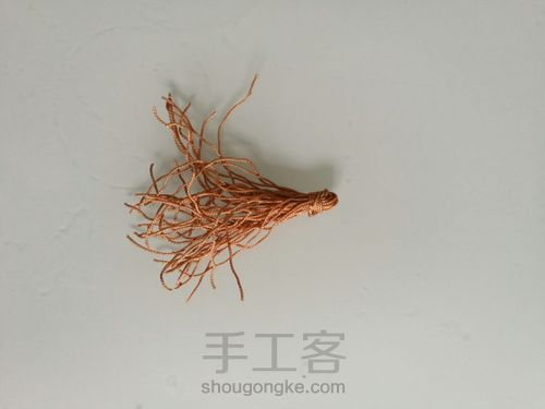 幼儿园里要求制作的一条小尾巴! 第8步