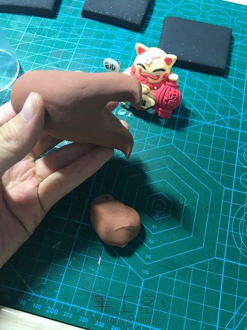 熊出没/熊大熊二光头强粘土教程 第2步