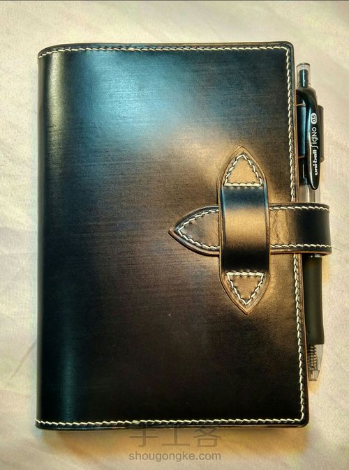 马缰革笔记本套 第17步