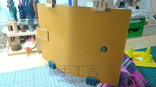 JE马缰革磁扣式笔记本套 第20步
