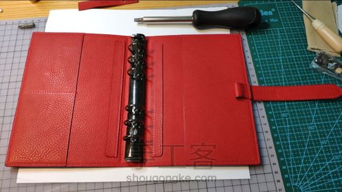 A6马缰革活页夹 第9步