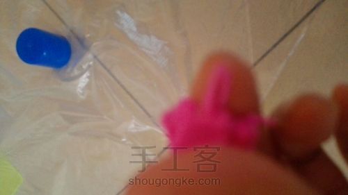 粘土奶油+裱花嘴，裱花袋教程。 第4步