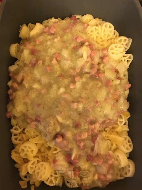 奶油奶酪什锦焗意面 第3步