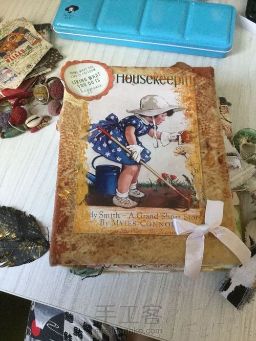 装饰一页junk journal 第1步