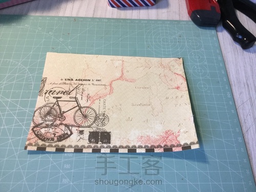 装饰一页junk journal 第3步