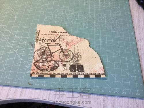 装饰一页junk journal 第4步