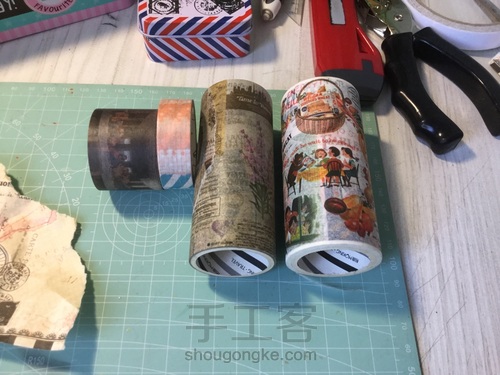 装饰一页junk journal 第5步