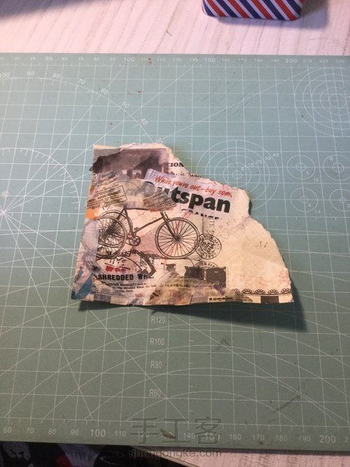 装饰一页junk journal 第6步