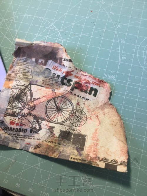 装饰一页junk journal 第9步