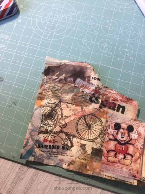 装饰一页junk journal 第13步