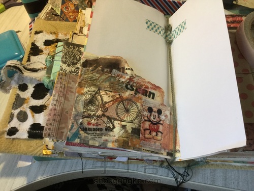 装饰一页junk journal 第14步