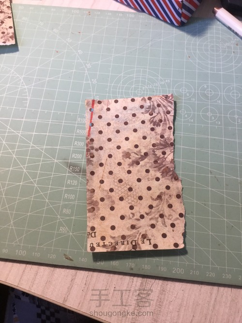 装饰一页junk journal 第15步