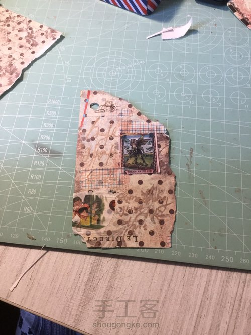 装饰一页junk journal 第18步