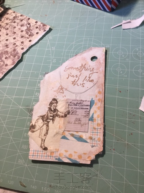 装饰一页junk journal 第19步