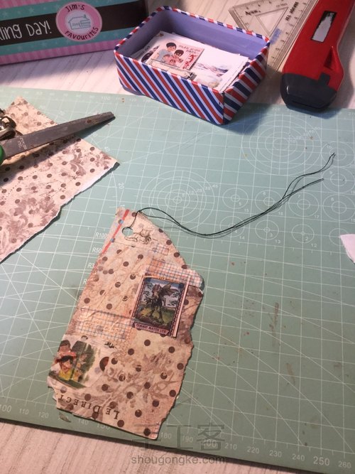 装饰一页junk journal 第20步