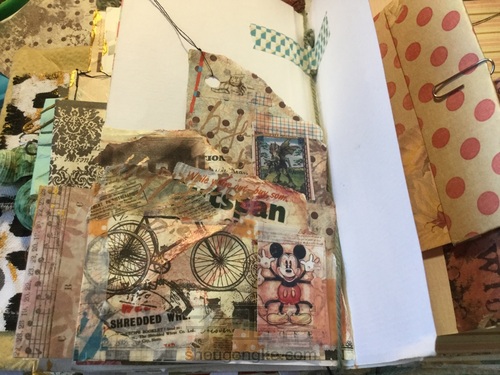 装饰一页junk journal 第21步