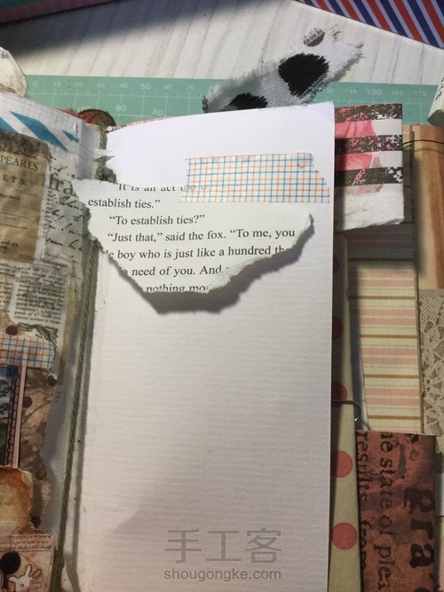 装饰一页junk journal 第26步