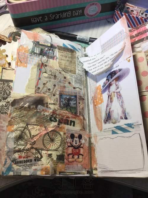 装饰一页junk journal 第30步