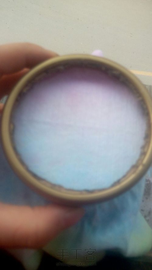 自制绣棚 第6步