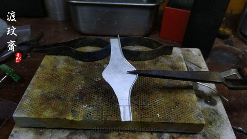 中国风小叶紫檀配纯银戒指 第4步