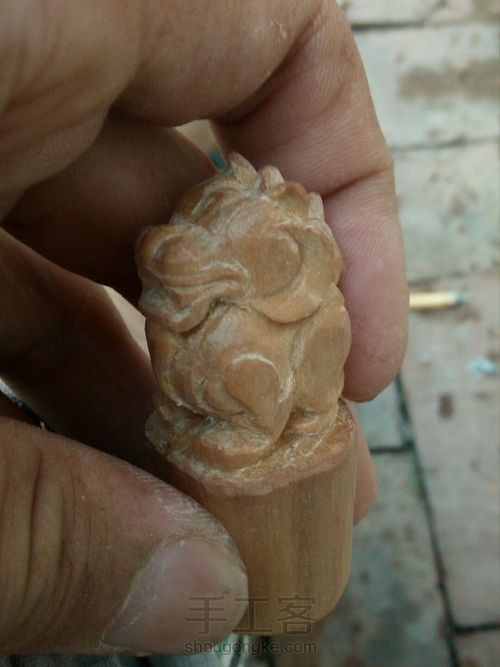 雕刻小貔貅 第12步