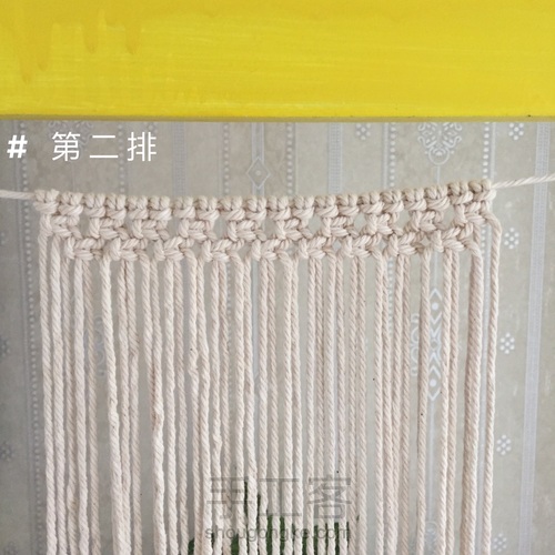mecrame编织流苏包包 第10步