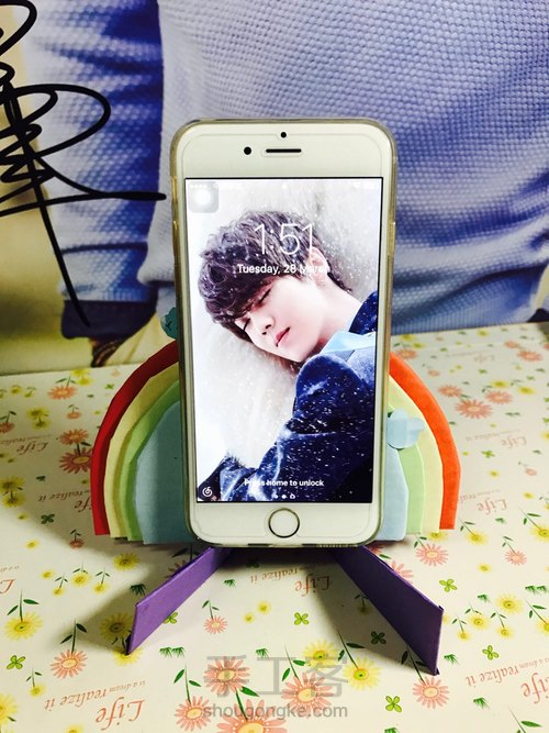 彩虹手机支架 第7步