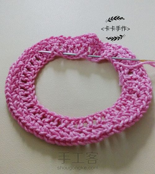 钩编小鹿胸针一枚 第16步