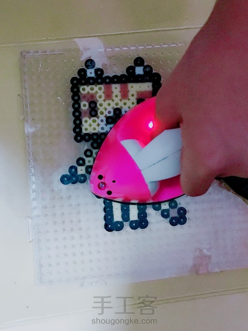 拼豆    小猫阿楞 第8步