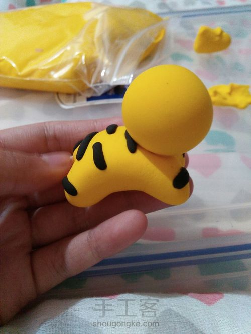 手把手教你捏小老虎 第4步