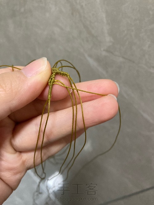 水波纹手绳 第12步