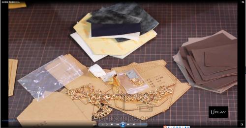 手工皮具教程 | Hera钻石包 视频及图文制作过程 第2步