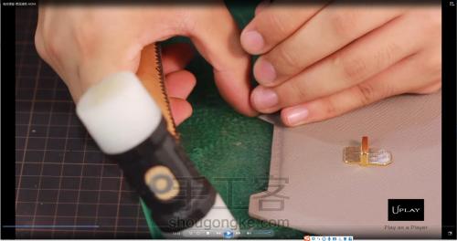 手工皮具教程 | Hera钻石包 视频及图文制作过程 第22步