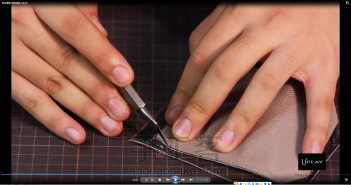 手工皮具教程 | Hera钻石包 视频及图文制作过程 第76步
