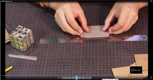 手工皮具教程 | Hera钻石包 视频及图文制作过程 第95步