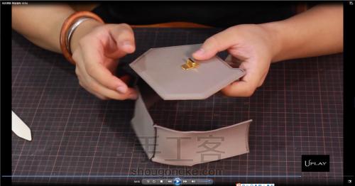 手工皮具教程 | Hera钻石包 视频及图文制作过程 第117步