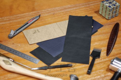 手工皮具 | 一份诚意的手工皮具功课，三折横款短夹怎么做？ 第85步