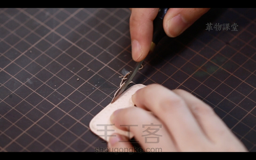 手工皮具 | Mercury邮差包简单制作流程 第11步