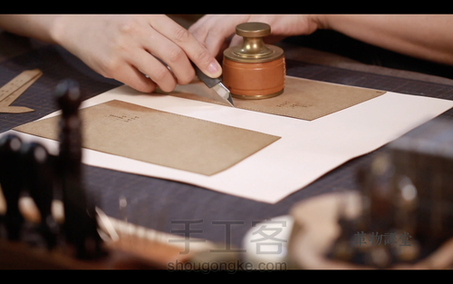 手工皮具 | Mercury邮差包简单制作流程 第18步