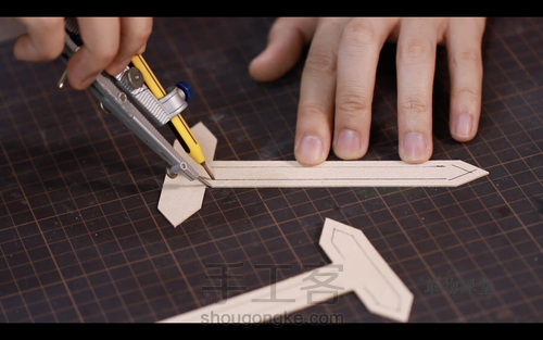 手工皮具 | Mercury邮差包简单制作流程 第22步